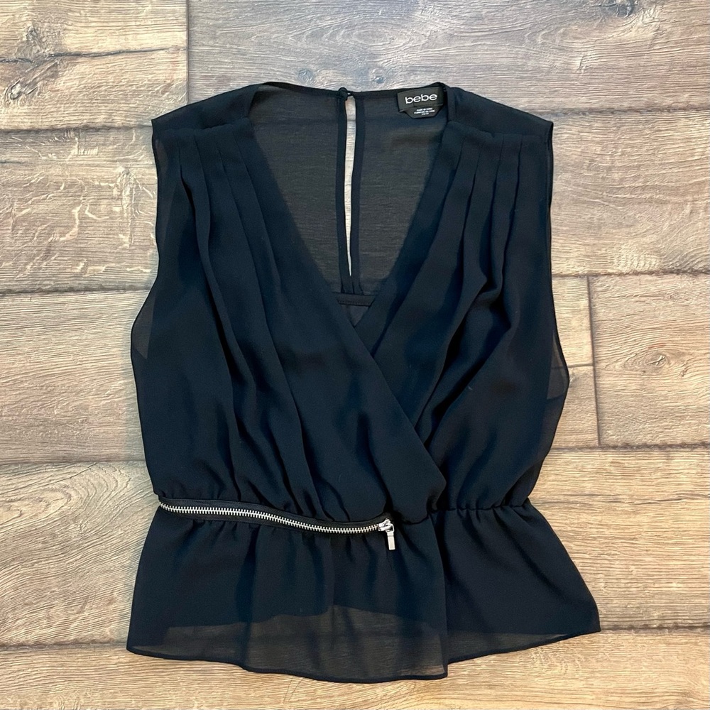 Bebe•Sherry Peplum Top